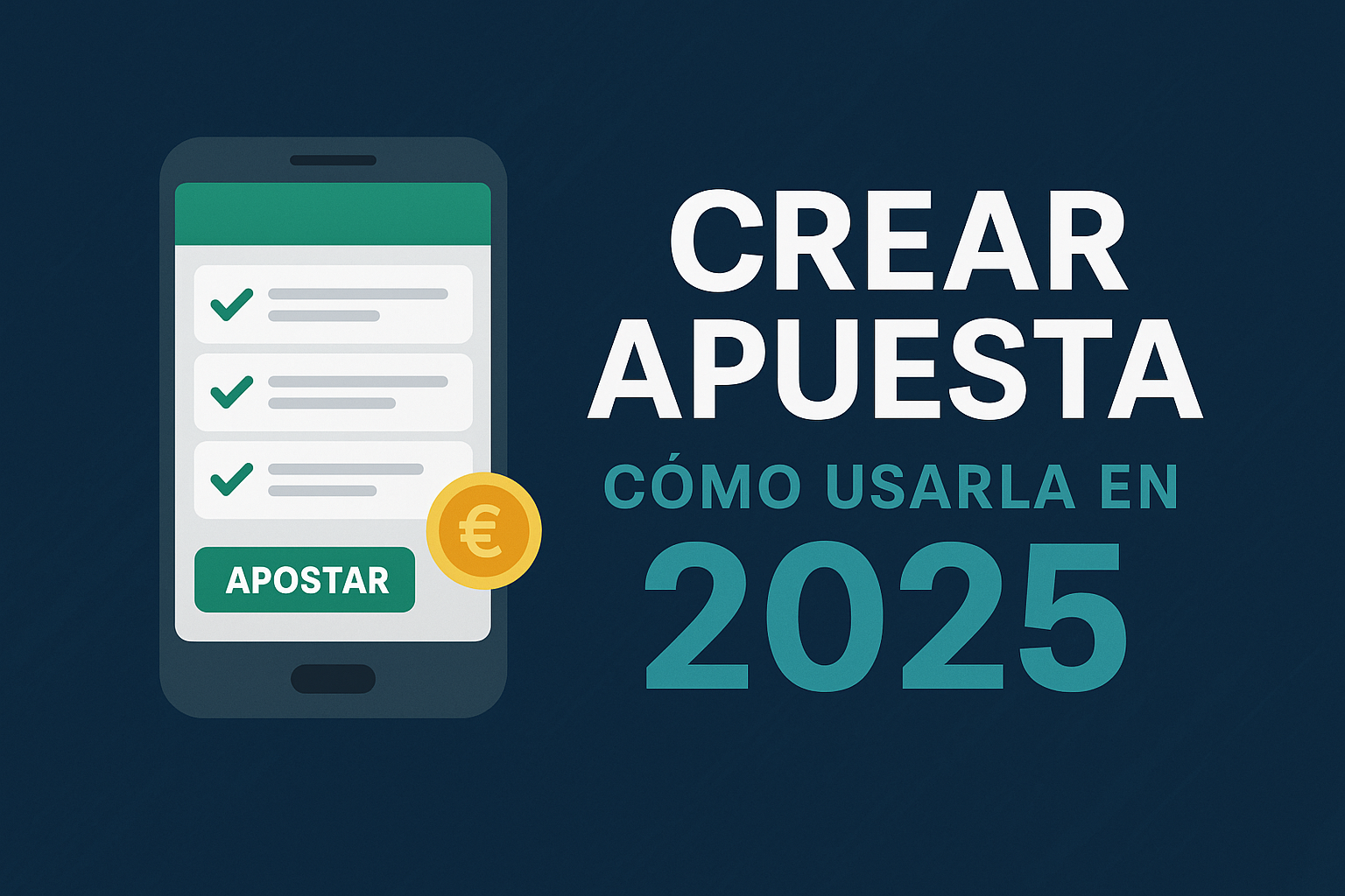 ¿Qué es la Función «Crear Apuesta»? Cómo Usarla en 2025